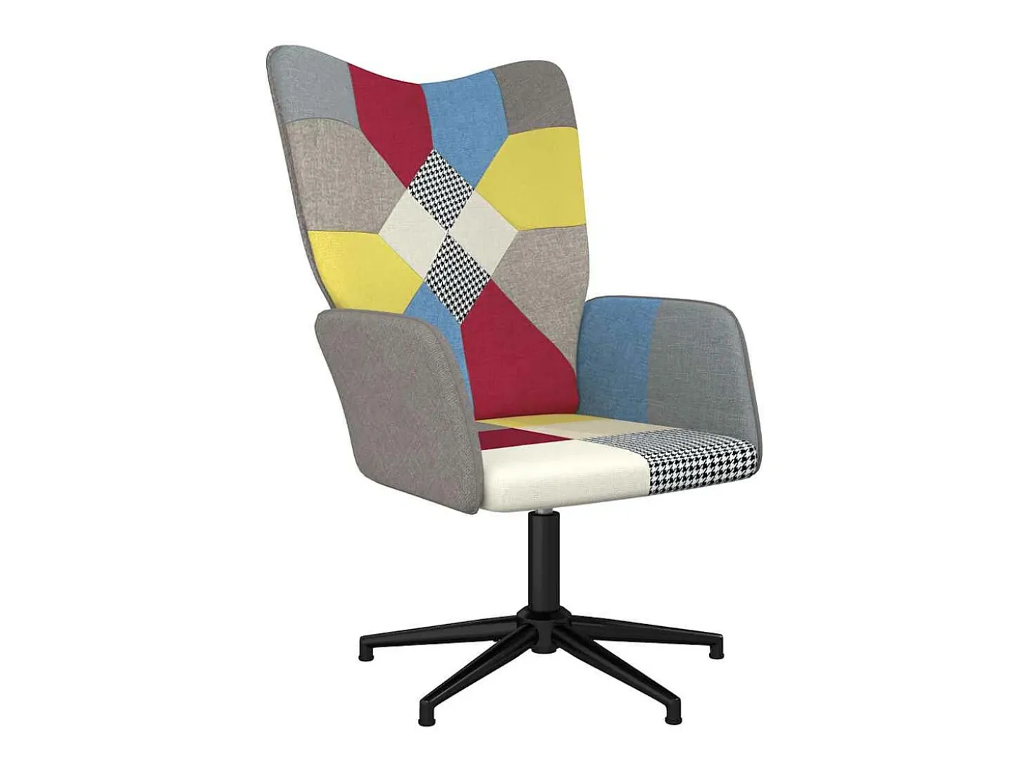 Silla de relajación de tela patchwork