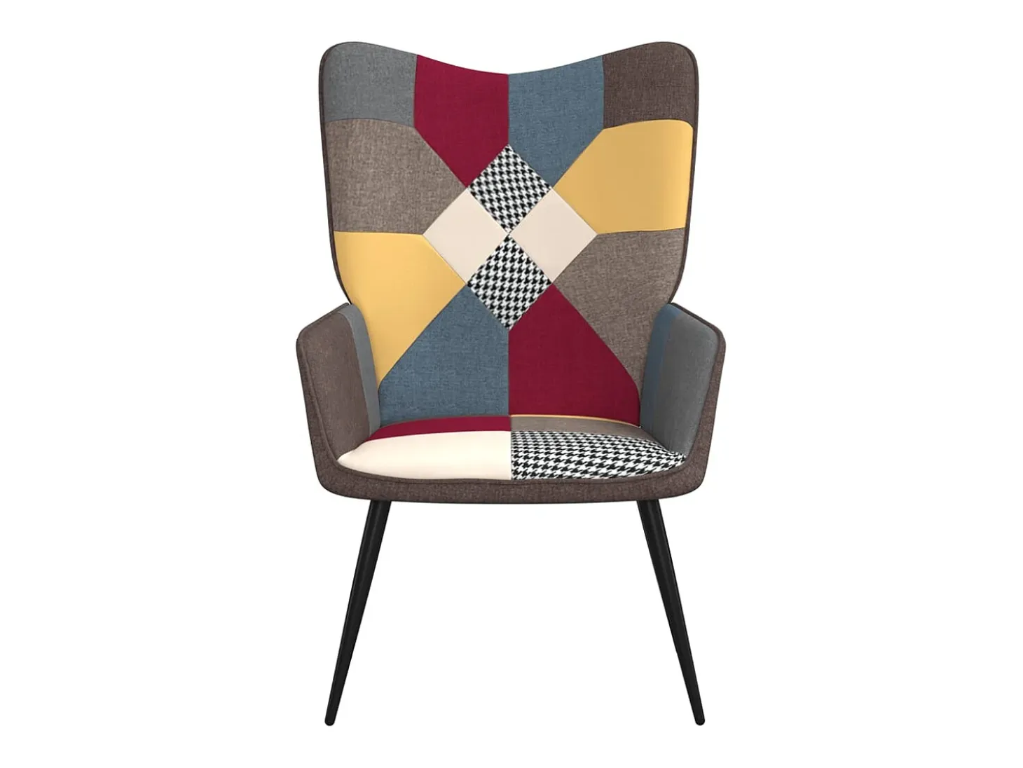 Silla de relajación de tela patchwork
