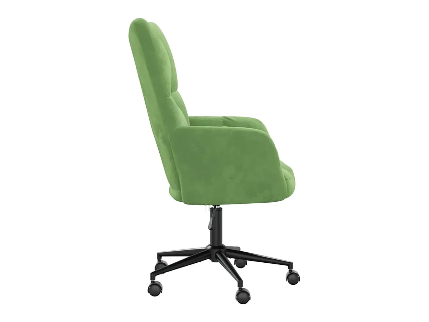 Silla de relajación de terciopelo verde claro