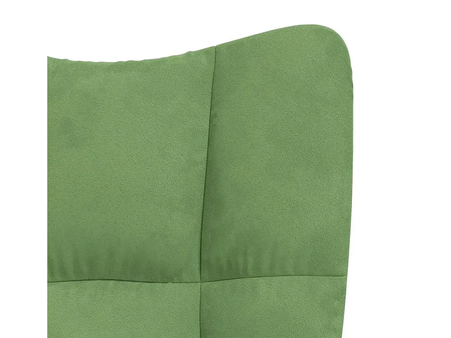 Silla de relajación de terciopelo verde claro