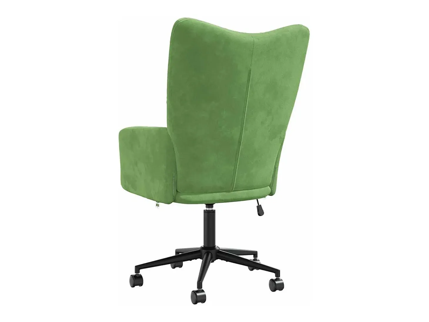 Silla de relajación de terciopelo verde claro