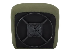 Silla giratoria 360° borreguito texturizada kaki oscuro