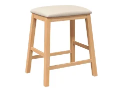 Sillas de bar con cojines 2 uds madera maciza caucho