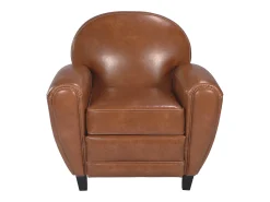 Sillón Camel de cuero recubierto - Club