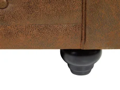 Sillón CHESTERFIELD de microfibra envejecida