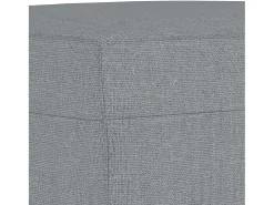 Sillón con reposapiés Gris claro 60 cm Tela
