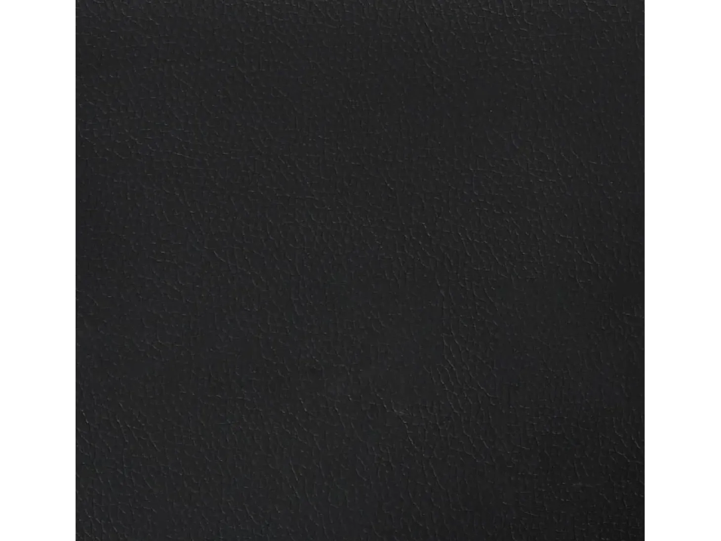 Sillón con reposapiés Negro 60 cm Piel sintética