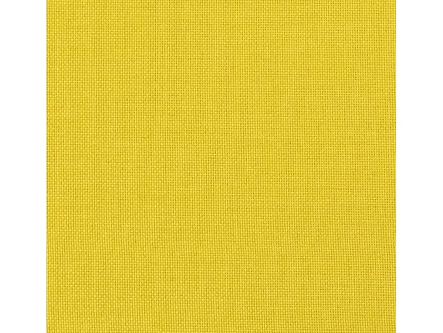 Sillón con taburete tela amarillo claro 60 cm