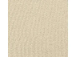 Sillón con taburete tela crema 60 cm