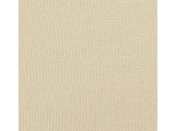 Sillón con taburete tela crema 60 cm