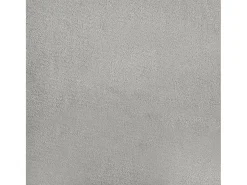 Sillón con taburete tela de microfibra gris claro 60 cm