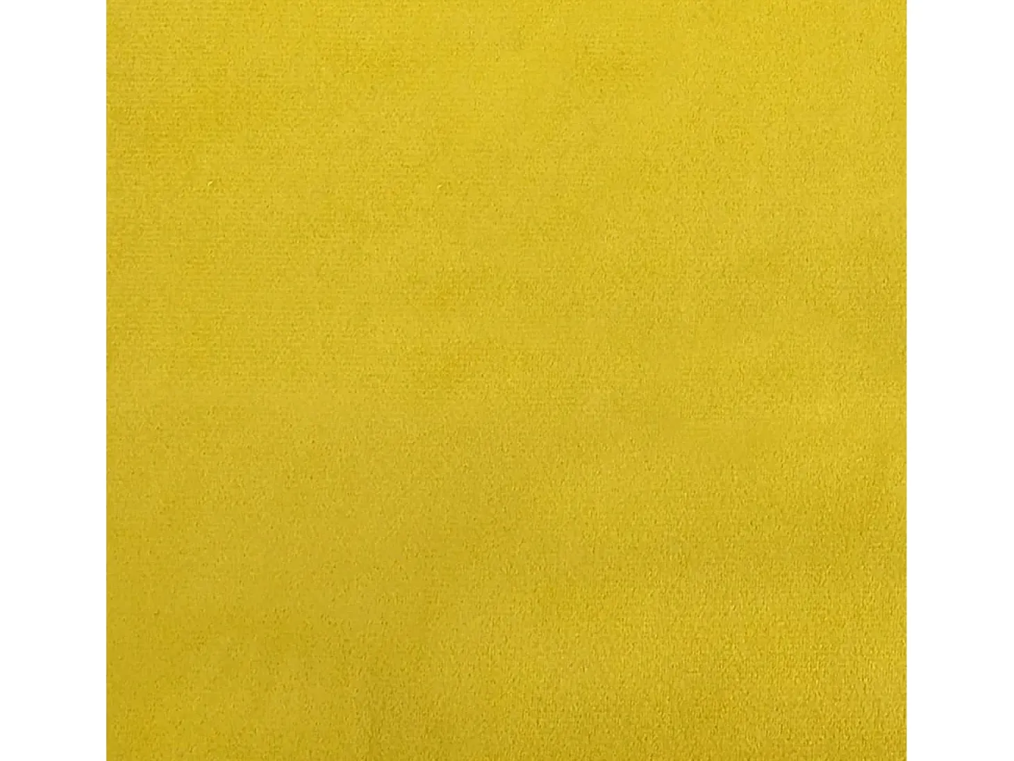 Sillón con taburete terciopelo amarillo 60 cm