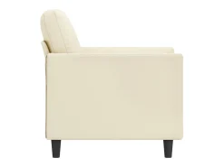 Sillón Crema 60 cm Piel Sintética