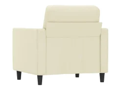 Sillón Crema 60 cm Piel Sintética