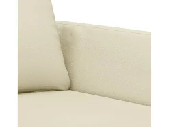 Sillón Crema 60 cm Piel Sintética