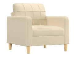 Sillón Crema 60 cm Tela