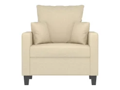 Sillón Crema 60 cm Tela