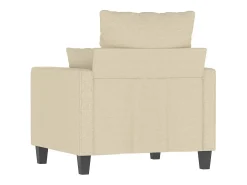 Sillón Crema 60 cm Tela