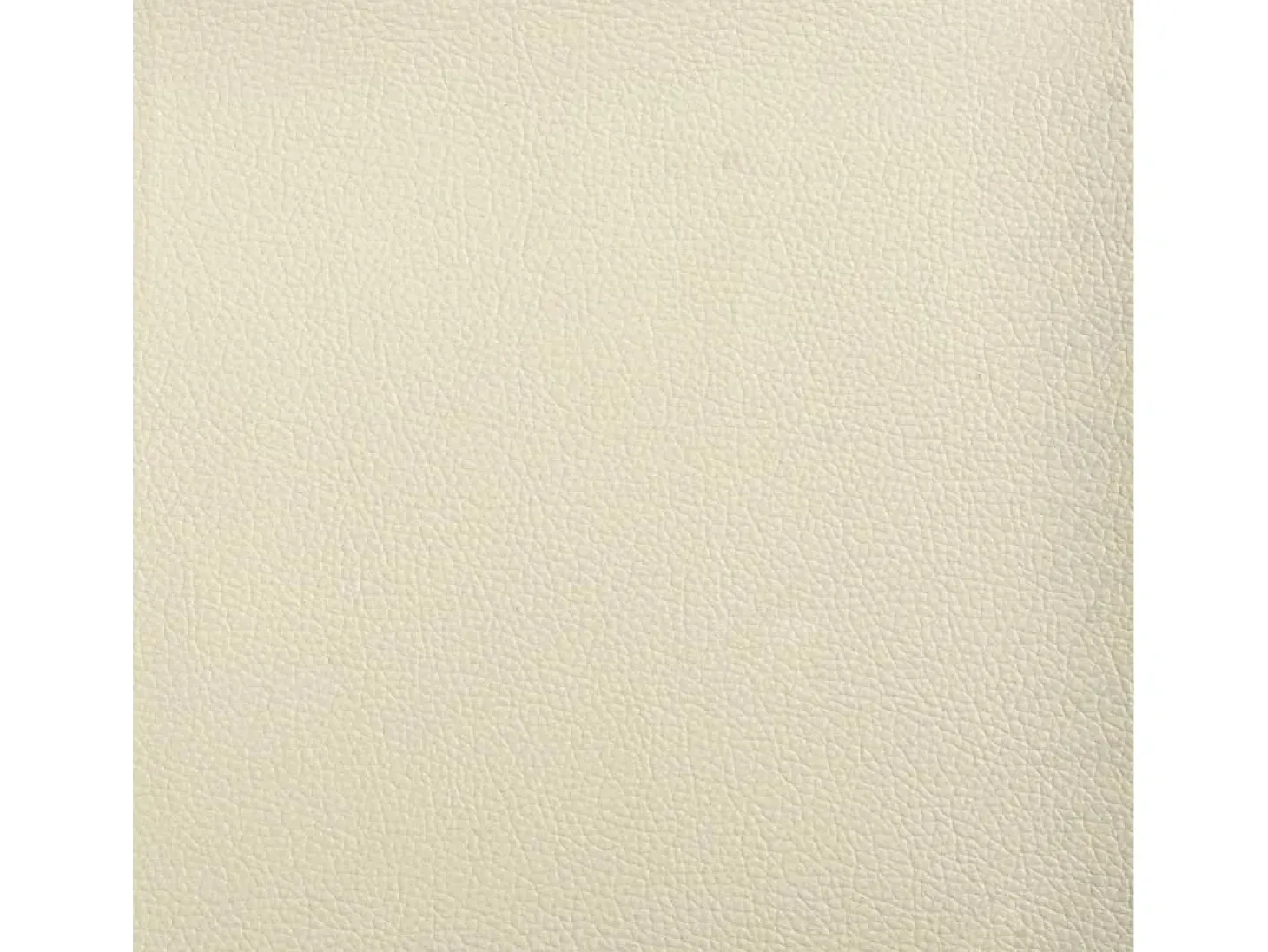 Sillón cuero sintético crema 60 cm