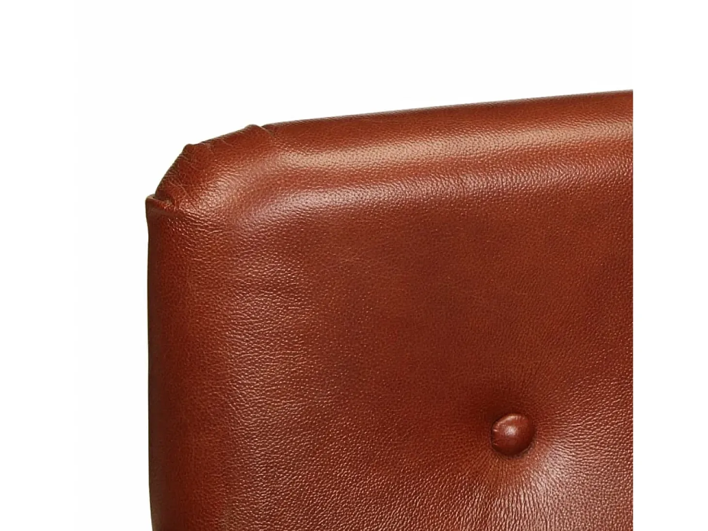 Sillón de cuero auténtico marrón