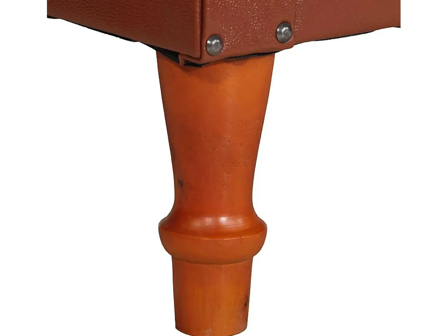 Sillón de cuero auténtico marrón
