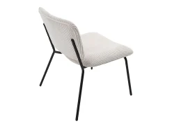Sillón de pana beige LOVUNIA de Maison Céphy