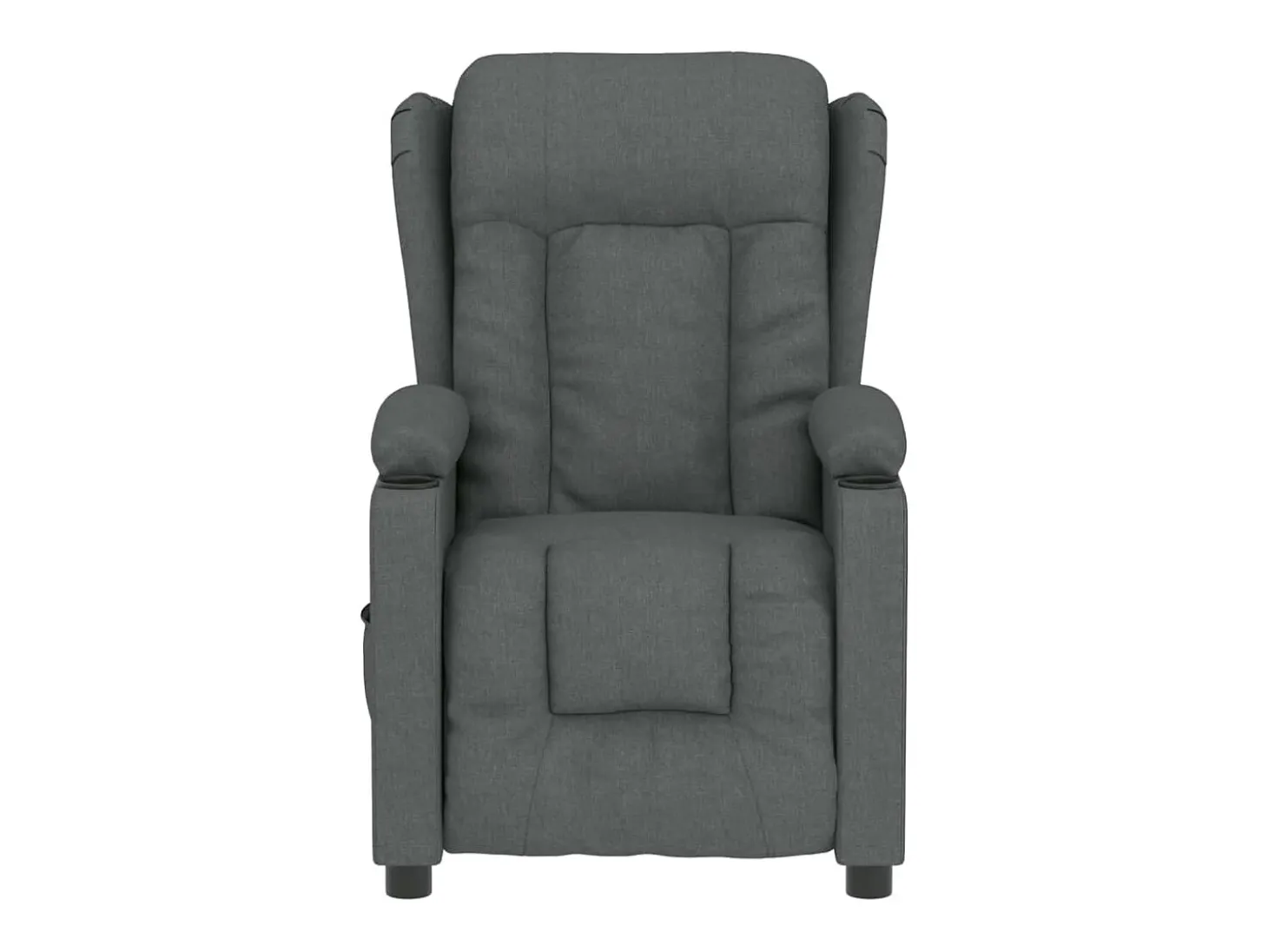 Sillón de relax | Silla | Sillón reclinable eléctrico de tela gris oscuro SHL8457