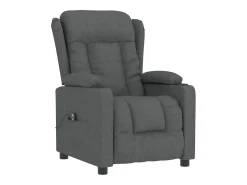 Sillón de relax | Silla | Sillón reclinable eléctrico de tela gris oscuro SHL8457