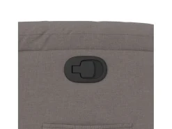 Sillón de relax | Silla | Sillón reclinable de tela gris taupe SHL2860