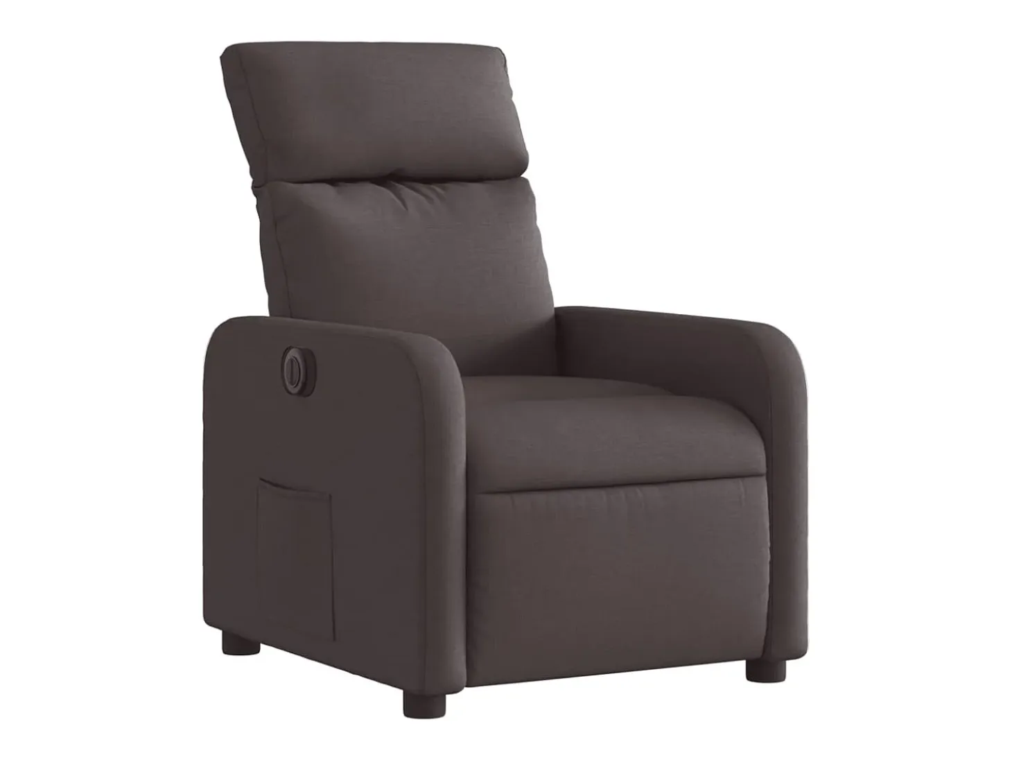 Sillón de relax | Silla | Sillón reclinable eléctrico tela marrón oscuro SHL3804