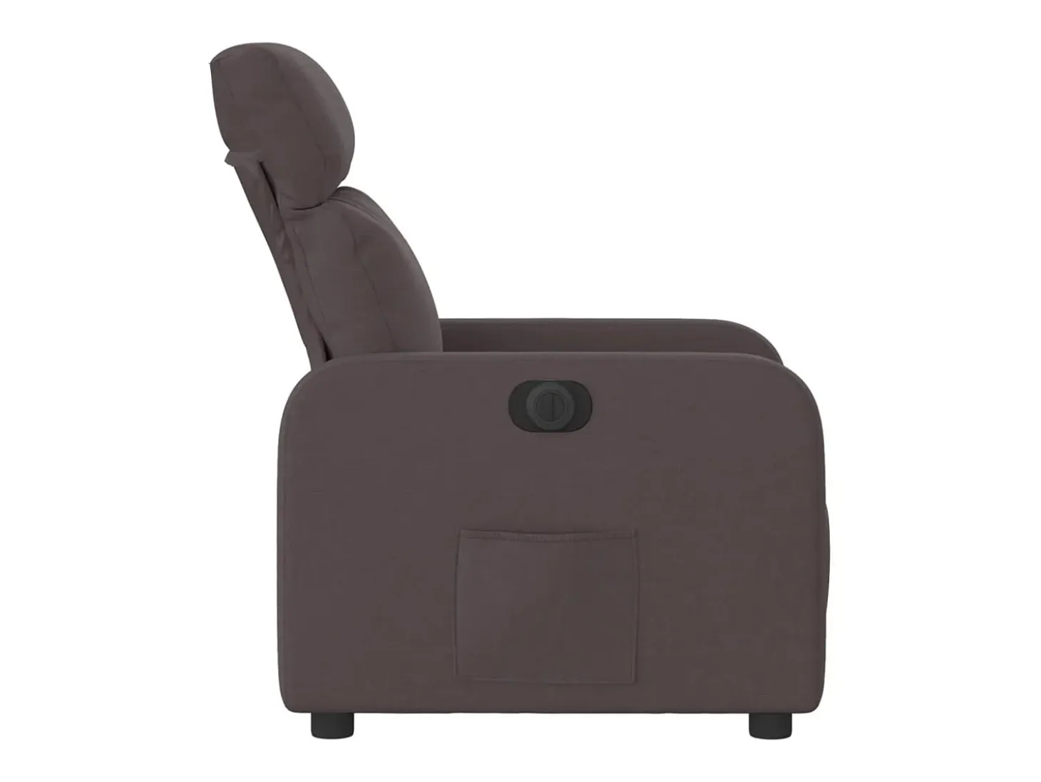 Sillón de relax | Silla | Sillón reclinable eléctrico tela marrón oscuro SHL3804