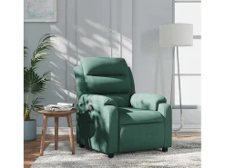 Sillón de relax | Silla | Sillón reclinable de tela verde oscuro SHL4912