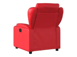 Sillón de relax | Silla | Sillón reclinable eléctrico de cuero sintético rojo SHL2589