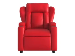 Sillón de relax | Silla | Sillón reclinable eléctrico de cuero sintético rojo SHL2589