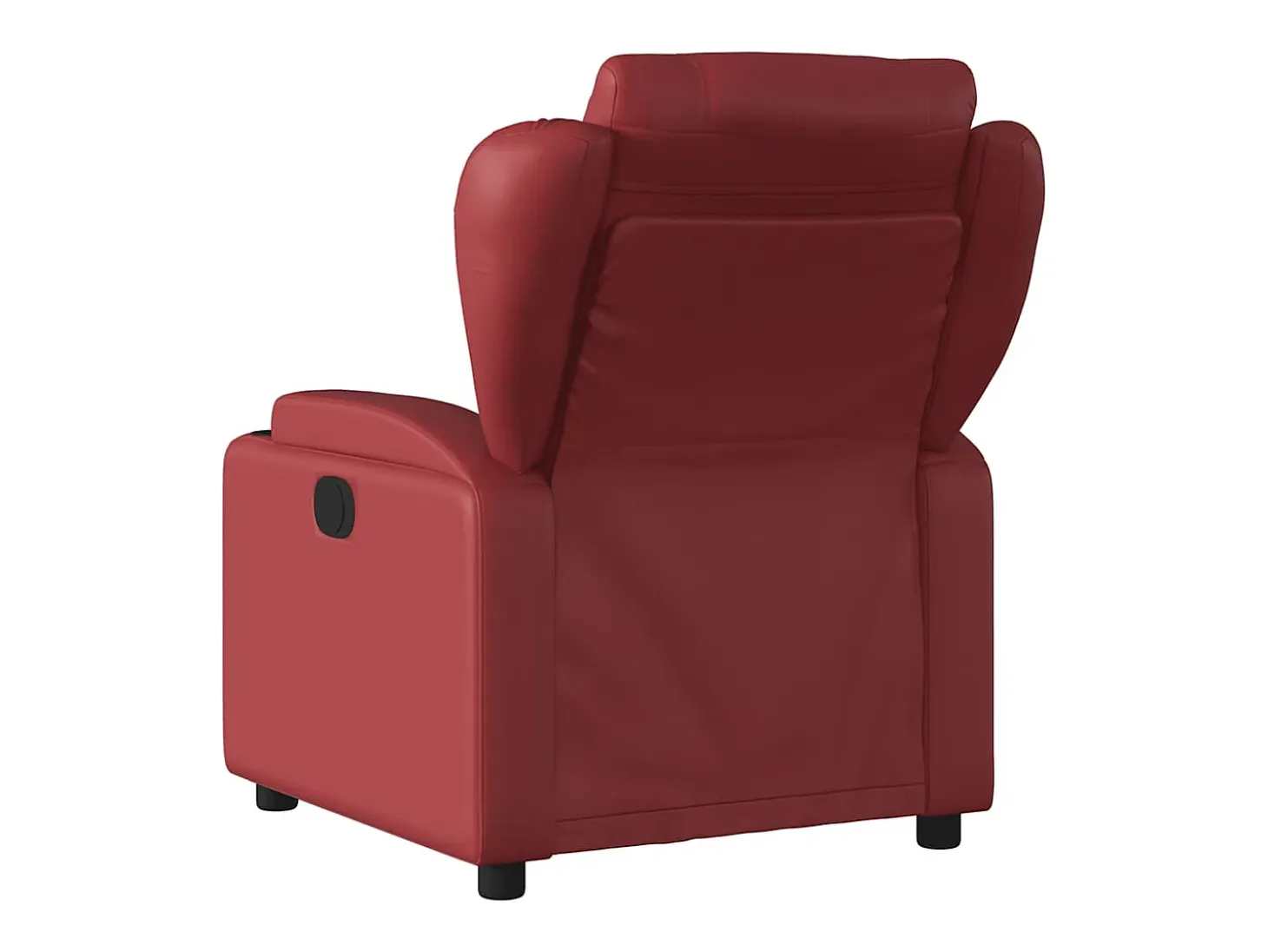 Sillón de relax | Silla | Sillón reclinable eléctrico de cuero sintético rojo tinto SHL2159