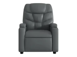 Sillón de relax | Silla | Sillón reclinable eléctrico de cuero sintético gris SHL2483