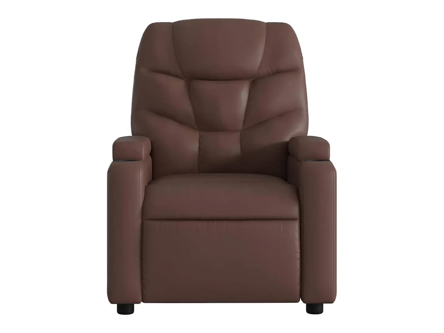 Sillón de relax | Silla | Sillón reclinable eléctrico de cuero sintético marrón SHL2013