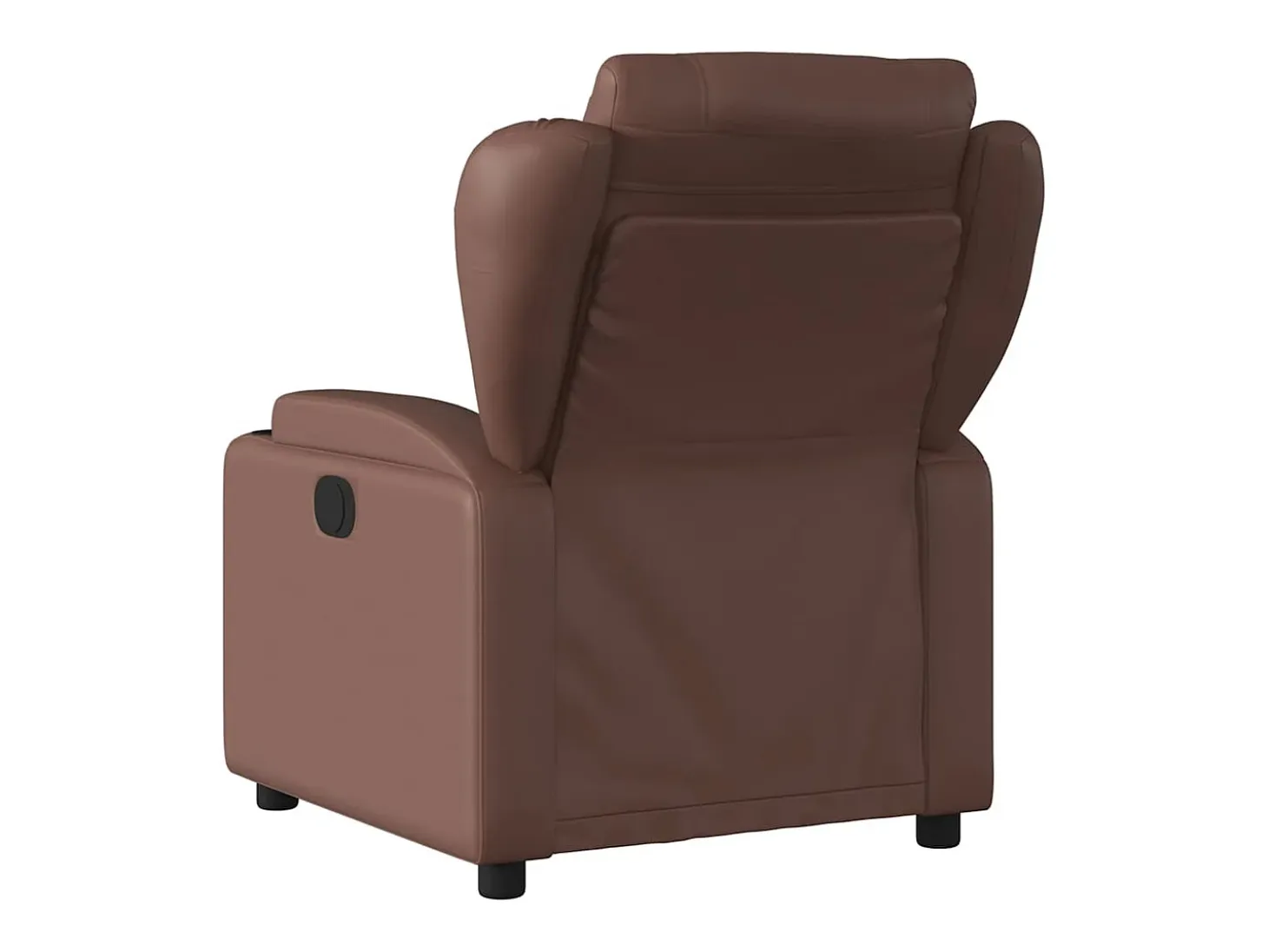 Sillón de relax | Silla | Sillón reclinable eléctrico de cuero sintético marrón SHL7229