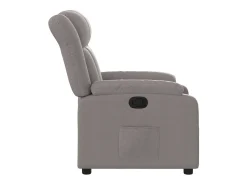 Sillón de relax | Silla | Sillón reclinable de tela gris taupe SHL8517