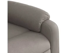 Sillón de relax | Silla | Sillón reclinable de tela gris taupe SHL8517