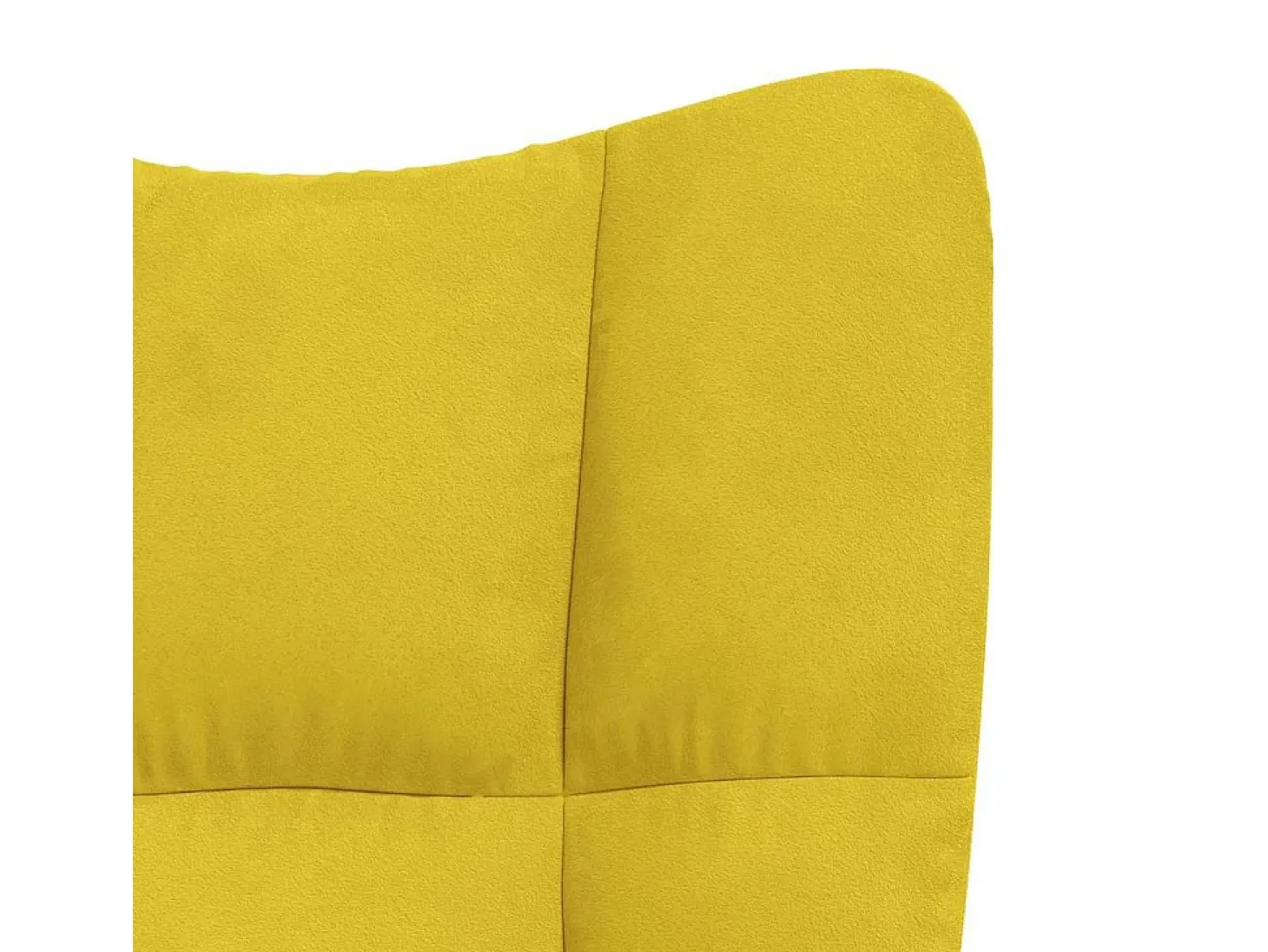 Sillón de relax | Silla de relax de terciopelo amarillo mostaza SHL8519