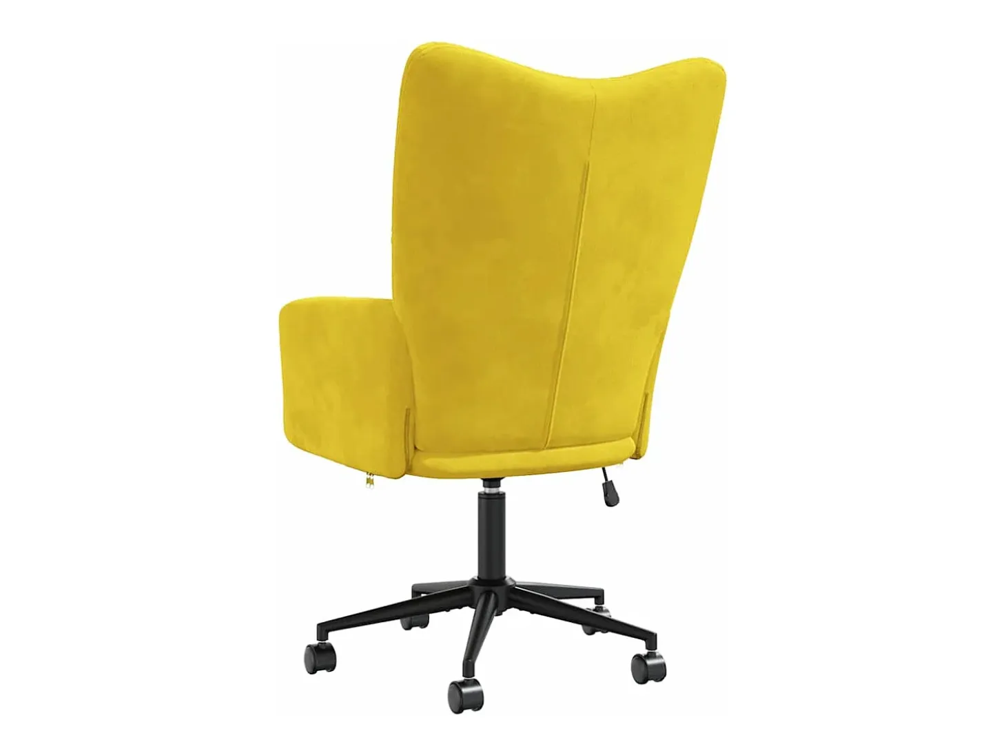 Sillón de relax | Silla de relax de terciopelo amarillo mostaza SHL8519