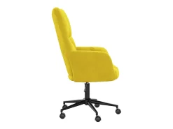 Sillón de relax | Silla de relax de terciopelo amarillo mostaza SHL8519