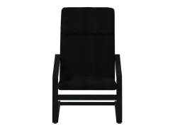 Sillón de relax | Silla de relax de tela negro SHL6035