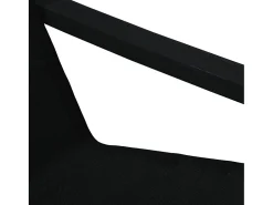 Sillón de relax | Silla de relax de tela negro SHL6035