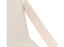 Sillón de relax | Silla de relax de tela color crema SHL4698