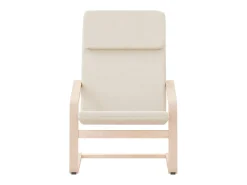 Sillón de relax | Silla de relax de tela color crema SHL4698