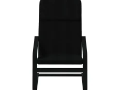 Sillón de relax de tela negro ES30656