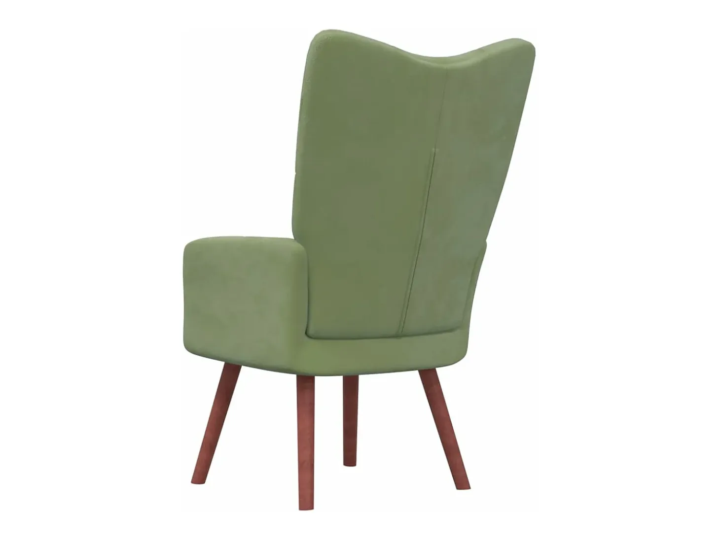 Sillón de relax de terciopelo verde claro