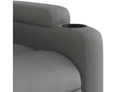 Sillón de salón | Silla | Sillón de masaje reclinable de tela gris oscuro SHL3764